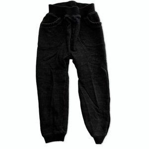 Kapital K Boys Black Sweatpants with Elastic Waist and Bottom